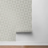 SG11708 geo inlay geometric peel and stick temporary wallpaper from Stacy Garcia Home