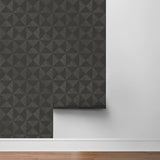 SG11710 geo inlay geometric peel and stick temporary wallpaper from Stacy Garcia Home