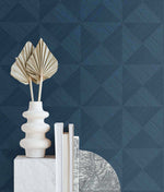SG11712 geo inlay geometric peel and stick wallpaper decor from Stacy Garcia Home