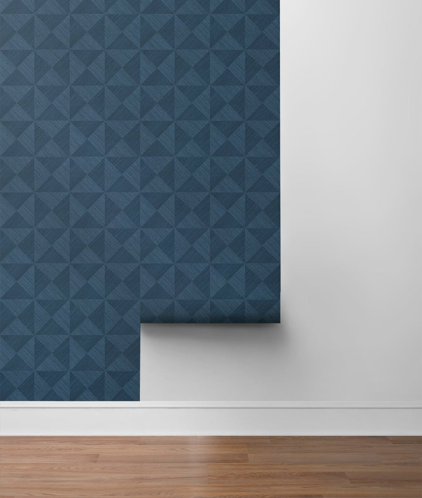 SG11712 geo inlay geometric peel and stick temporary wallpaper from Stacy Garcia Home