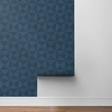 SG11712 geo inlay geometric peel and stick temporary wallpaper from Stacy Garcia Home