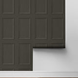 Peel and stick wallpaper SG11810 roll faux wood panel from Stacy Garcia Home