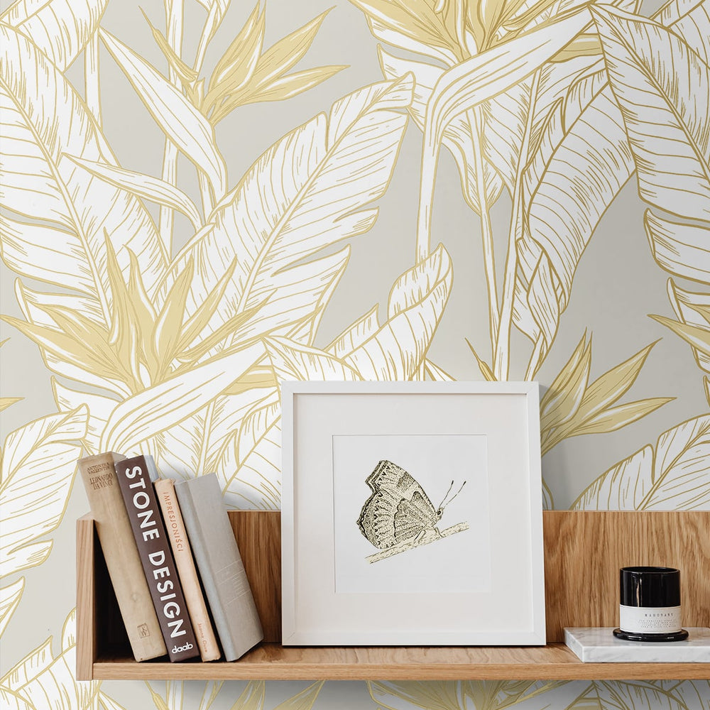 
                  
                    Birds of paradise peel and stick wallpaper accent SG11903 from Stacy Garcia Home
                  
                