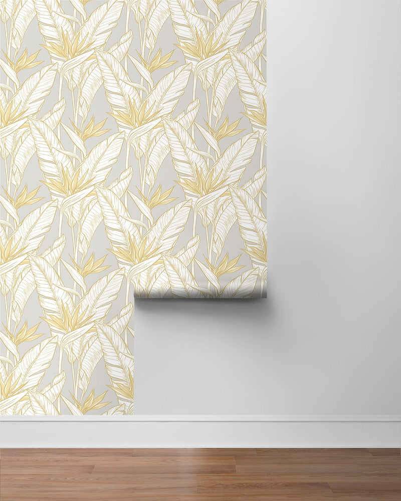 Birds of paradise peel and stick wallpaper roll SG11903 from Stacy Garcia Home