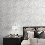 Birds of paradise peel and stick wallpaper bedroom SG11905 from Stacy Garcia Home