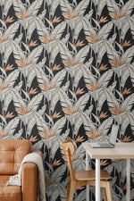Birds of paradise peel and stick wallpaper decor SG11910 from Stacy Garcia Home