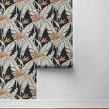 Birds of paradise peel and stick wallpaper roll SG11910 from Stacy Garcia Home