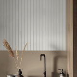 Faux wood peel and stick wallpaper Japandi kitchen SG12100 from Stacy Garcia Home