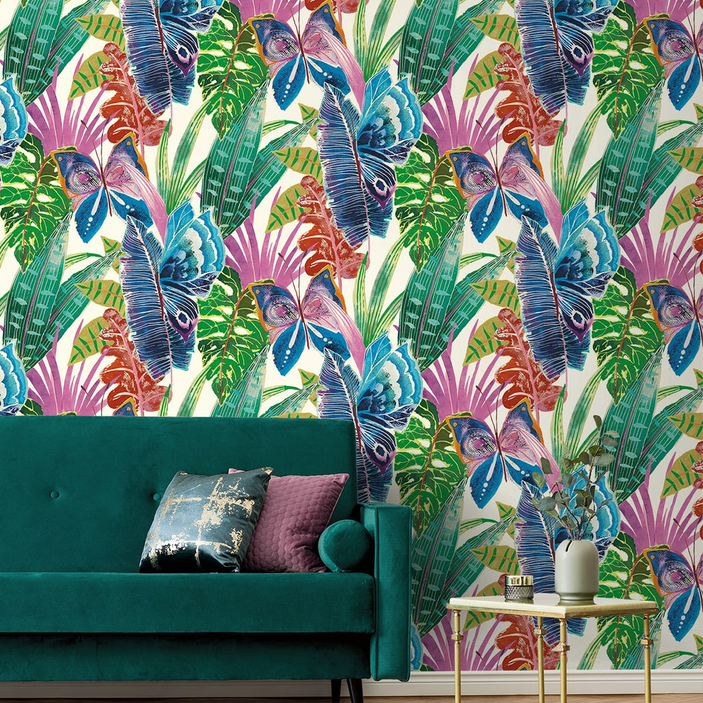 
                  
                    SG12201 Mariposa butterfly botanical peel and stick wallpaper living room from The Sojourn Collection by Stacy Garcia
                  
                
