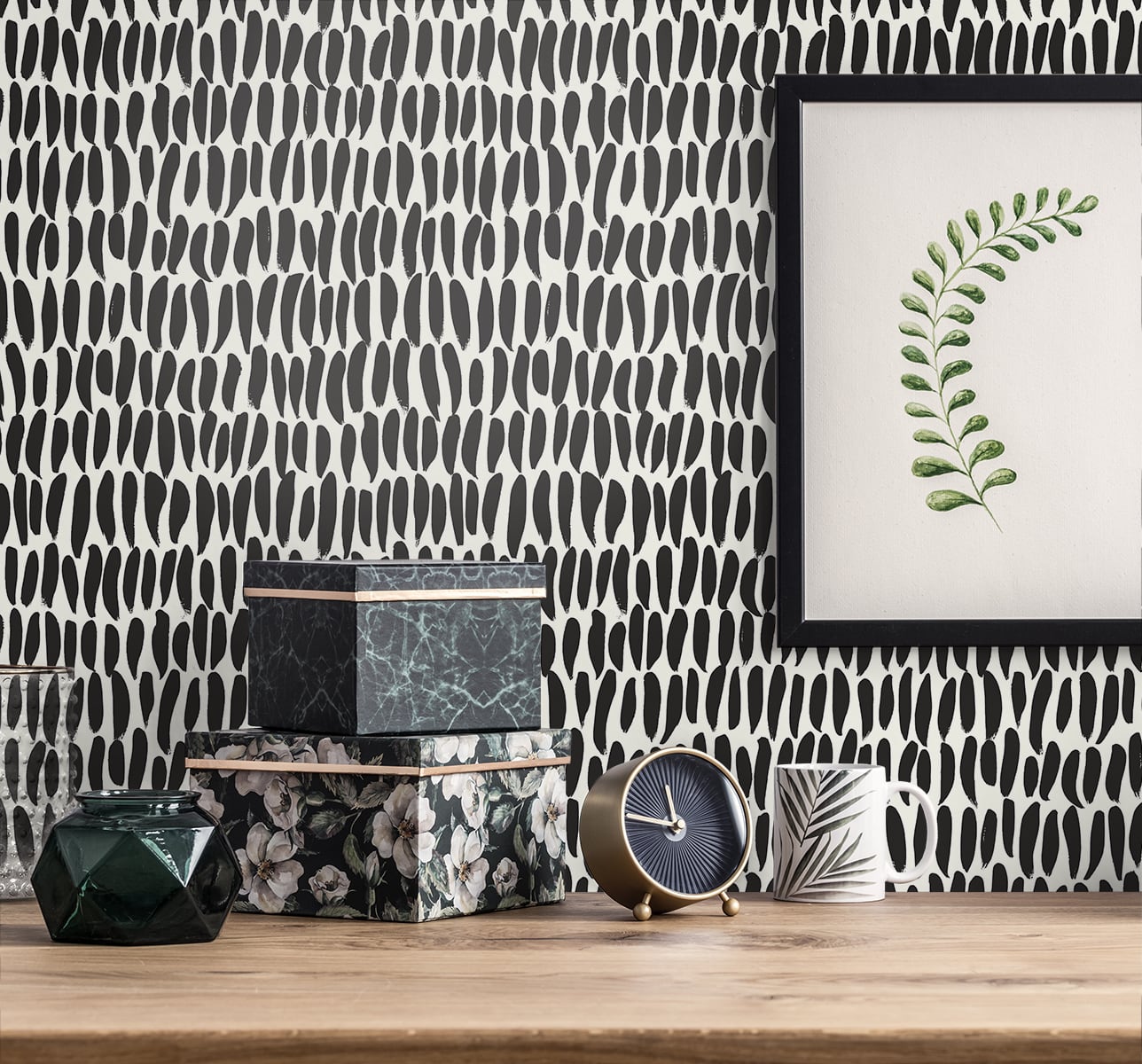 Abstract wallpaper decor SL80000 from The Simple Life collection by Seabrook Designs
