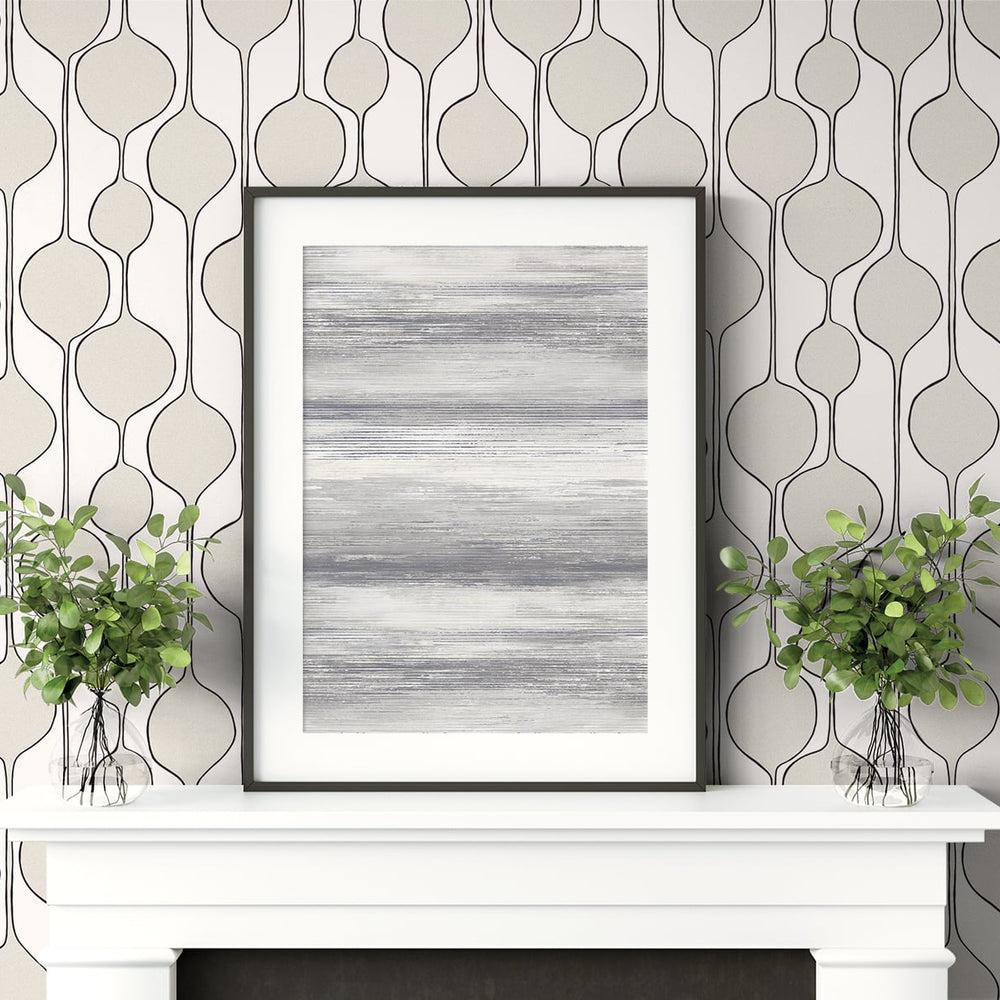 
                  
                    Geometric wallpaper fireplace SL80100 minimalist from The Simple Life collection by Seabrook Designs
                  
                