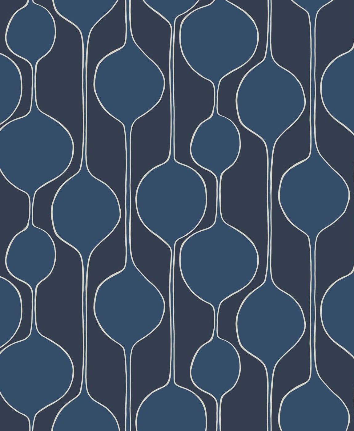 navy blue geometric wallpaper