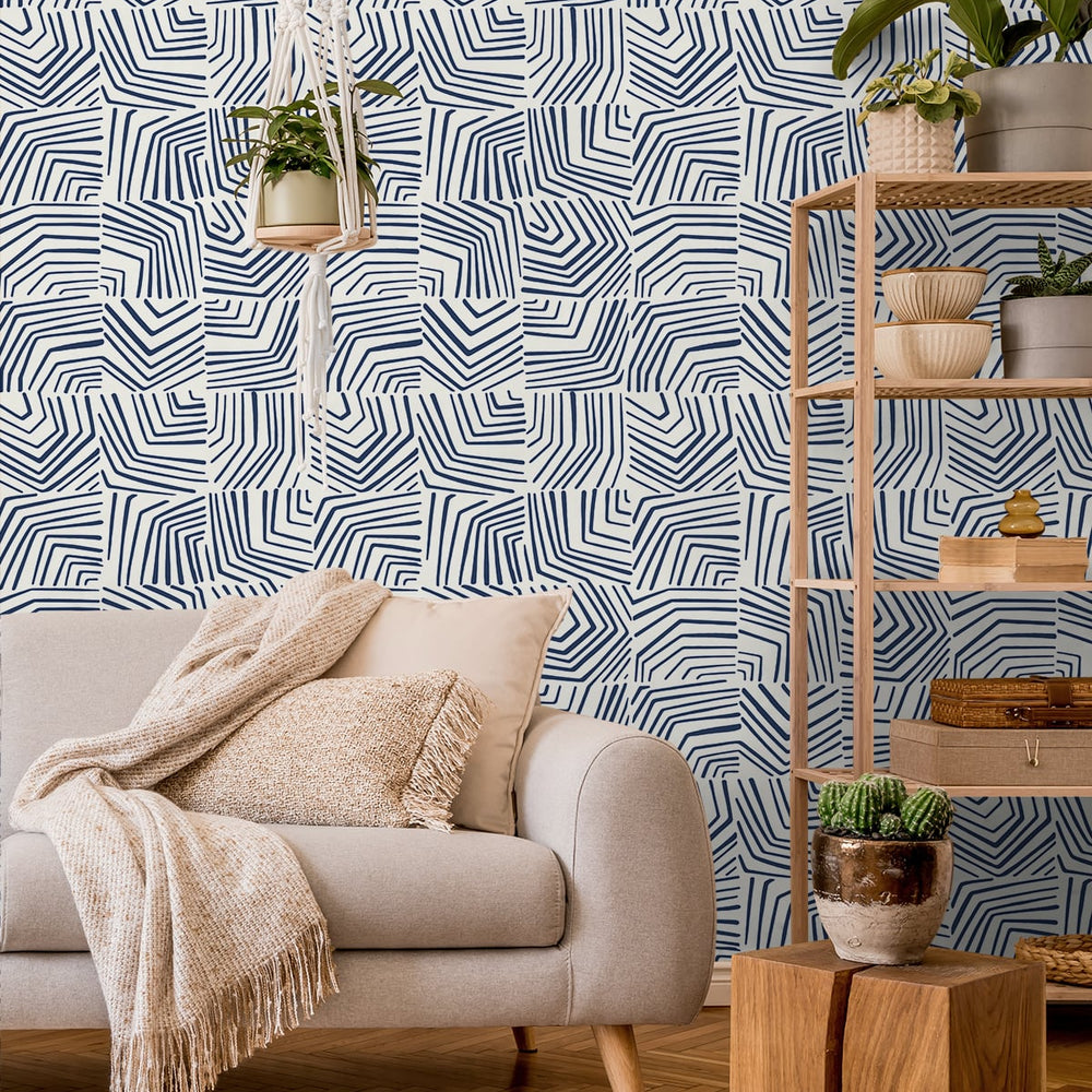
                  
                    Geometric wallpaper living room SL80212 from The Simple Life collection by Seabrook Designs
                  
                