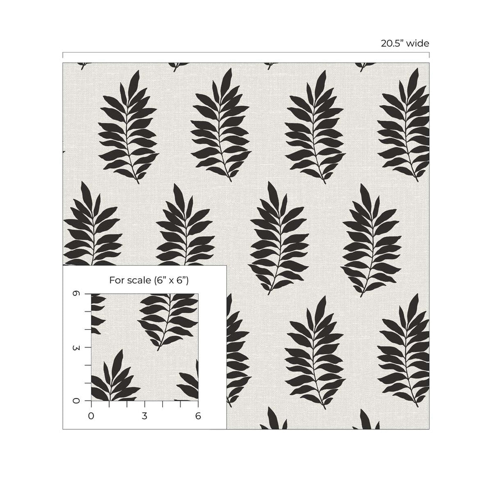 Botanical wallpaper scale SL80300 from The Simple Life collection by Seabrook Designs