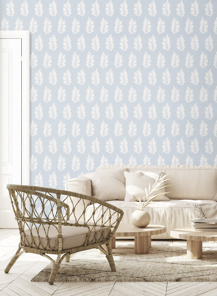Botanical wallpaper living room SL80302 from The Simple Life collection by Seabrook Designs