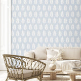 Botanical wallpaper living room SL80302 from The Simple Life collection by Seabrook Designs