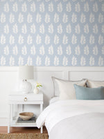 Botanical wallpaper bedroom SL80302 from The Simple Life collection by Seabrook Designs
