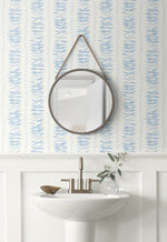 Leaf wallpaper bathroom SL80502 from The Simple Life collection by Seabrook Designs