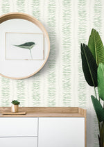Leaf wallpaper decor SL80504 from The Simple Life collection by Seabrook Designs