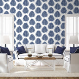 Palm wallpaper SL80702 living room from The Simple Life collection by Seabrook Designs