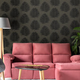 Palm wallpaper living room SL80710 from The Simple Life collection by Seabrook Designs
