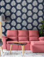 Palm wallpaper living room SL80712 from The Simple Life collection by Seabrook Designs
