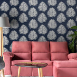 Palm wallpaper living room SL80712 from The Simple Life collection by Seabrook Designs
