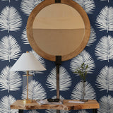 Palm wallpaper decor SL80712 from The Simple Life collection by Seabrook Designs