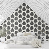 Palm wallpaper bedroom SL80720 from The Simple Life collection by Seabrook Designs
