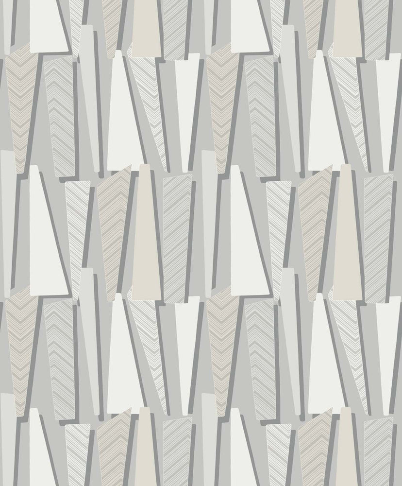 Geometric wallpaper SL80806 from The Simple Life collection by Seabrook Designs