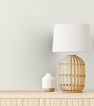 SL81100 faux linen wallpaper decor from The Simple Life collection by Seabrook Designs
