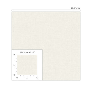 SL81100 faux linen wallpaper scale from The Simple Life collection by Seabrook Designs