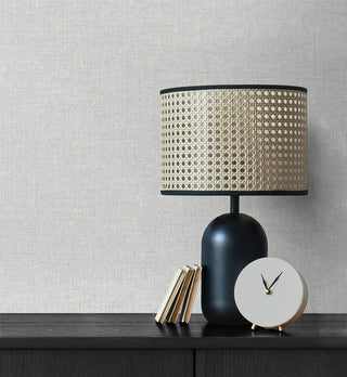 SL81108 faux linen wallpaper decor from The Simple Life collection by Seabrook Designs