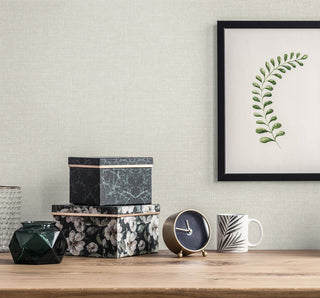 SL81117 faux linen wallpaper decor from The Simple Life collection by Seabrook Designs