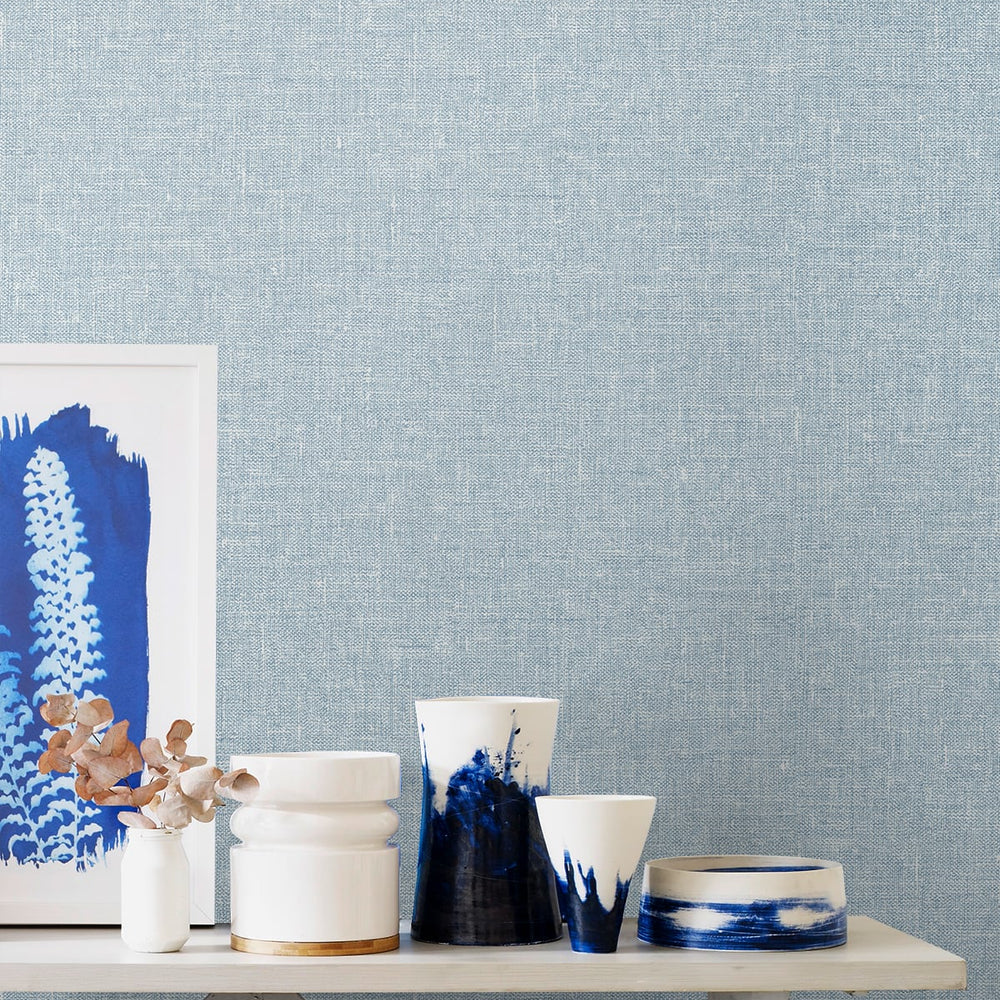 
                  
                    SL81132 faux linen wallpaper decor from The Simple Life collection by Seabrook Designs
                  
                