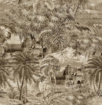 Sanela Vintage Tropical Scene Wallpaper