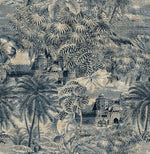 Sanela Vintage Tropical Scene Wallpaper