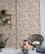 SD10906VS Chesterton vintage chinoiserie wallpaper living room from Say Decor