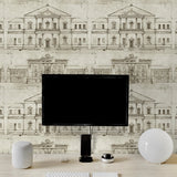 Antique architecture wallpaper decor SD00616VS from Say Decor