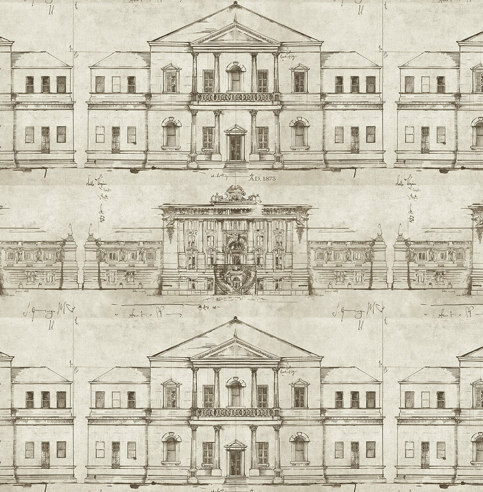 Antique architecture wallpaper SD00616VS from Say Decor