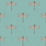 TA20304 Catalina dragonfly wallpaper from the Tortuga collection by Seabrook Designs
