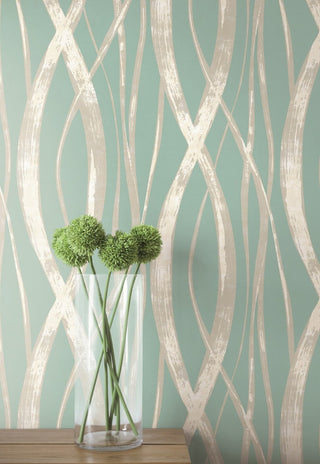 TA21104 barbados weaving stripe wallpaper decor from the Tortuga collection by Seabrook Designs