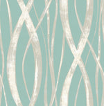 Tortuga Barbados Weaving Stripe Unpasted Wallpaper