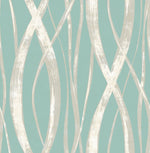 TA21104 barbados weaving stripe wallpaper from the Tortuga collection by Seabrook Designs