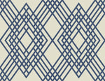 TA21302 Cayman lattice geometric wallpaper from the Tortuga collection by Seabrook Designs