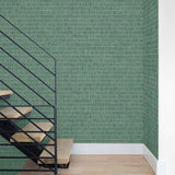 TC70004 stairs blue grass band embossed vinyl wallpaper from the More Textures collection by Seabrook Designs