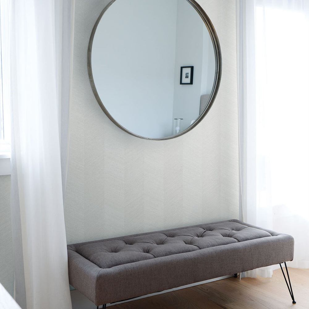 
                  
                    TC70100 bench white chevy hemp embossed vinyl wallpaper from the More Textures collection by Seabrook Designs
                  
                