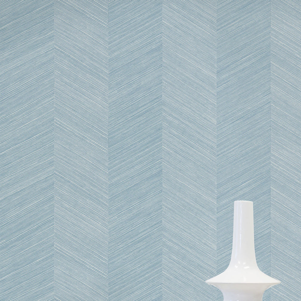 
                  
                    TC70102 vase blue chevy hemp embossed vinyl wallpaper from the More Textures collection by Seabrook Designs
                  
                