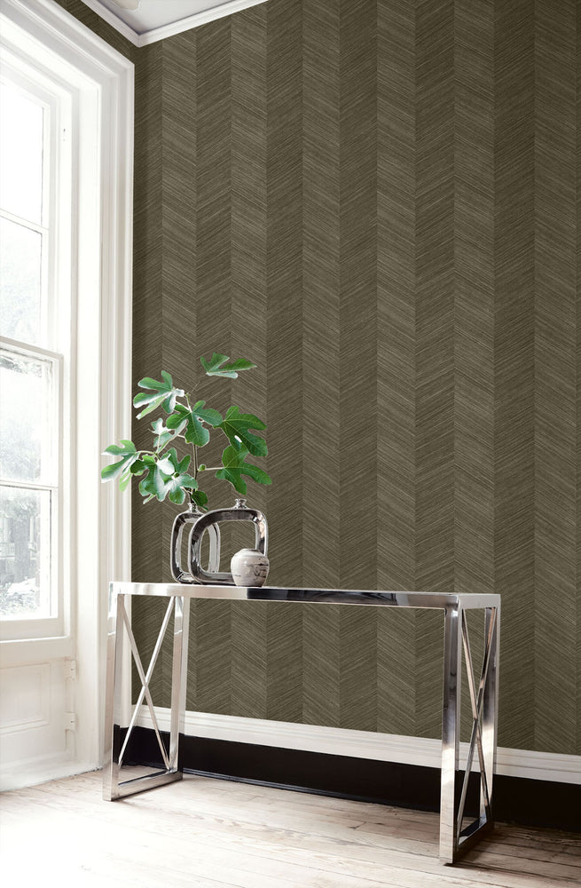 TC70106 table brown chevy hemp embossed vinyl wallpaper from the More Textures collection by Seabrook Designs
