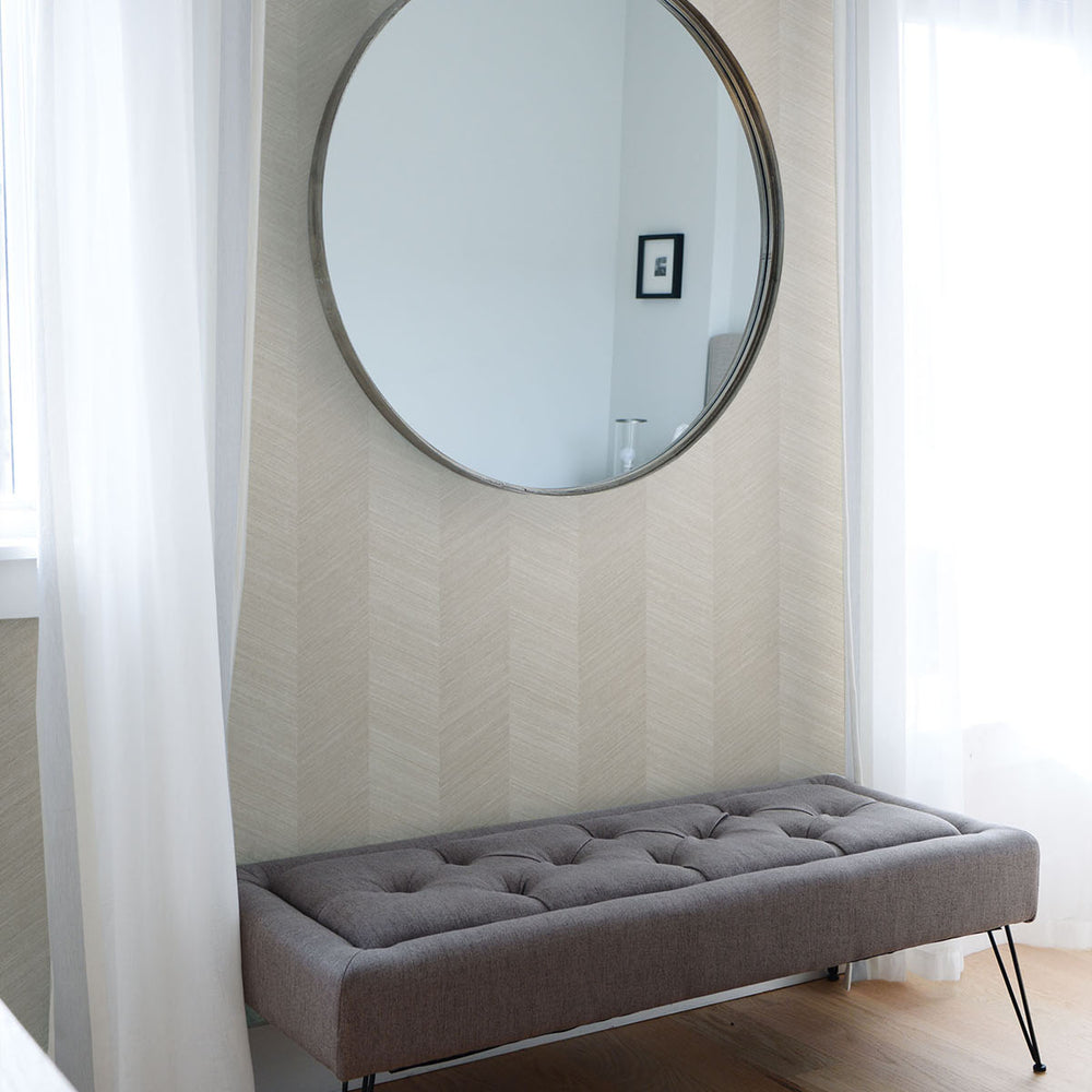 
                  
                    TC70107 bench beige chevy hemp embossed vinyl wallpaper from the More Textures collection by Seabrook Designs
                  
                